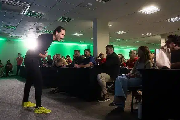 Interação com a plateia
