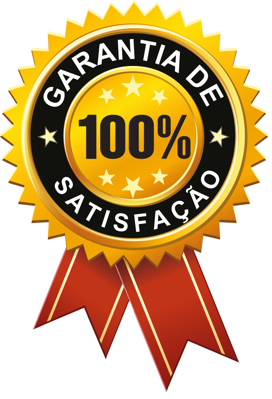 Selo de garantia 100% de satisfação